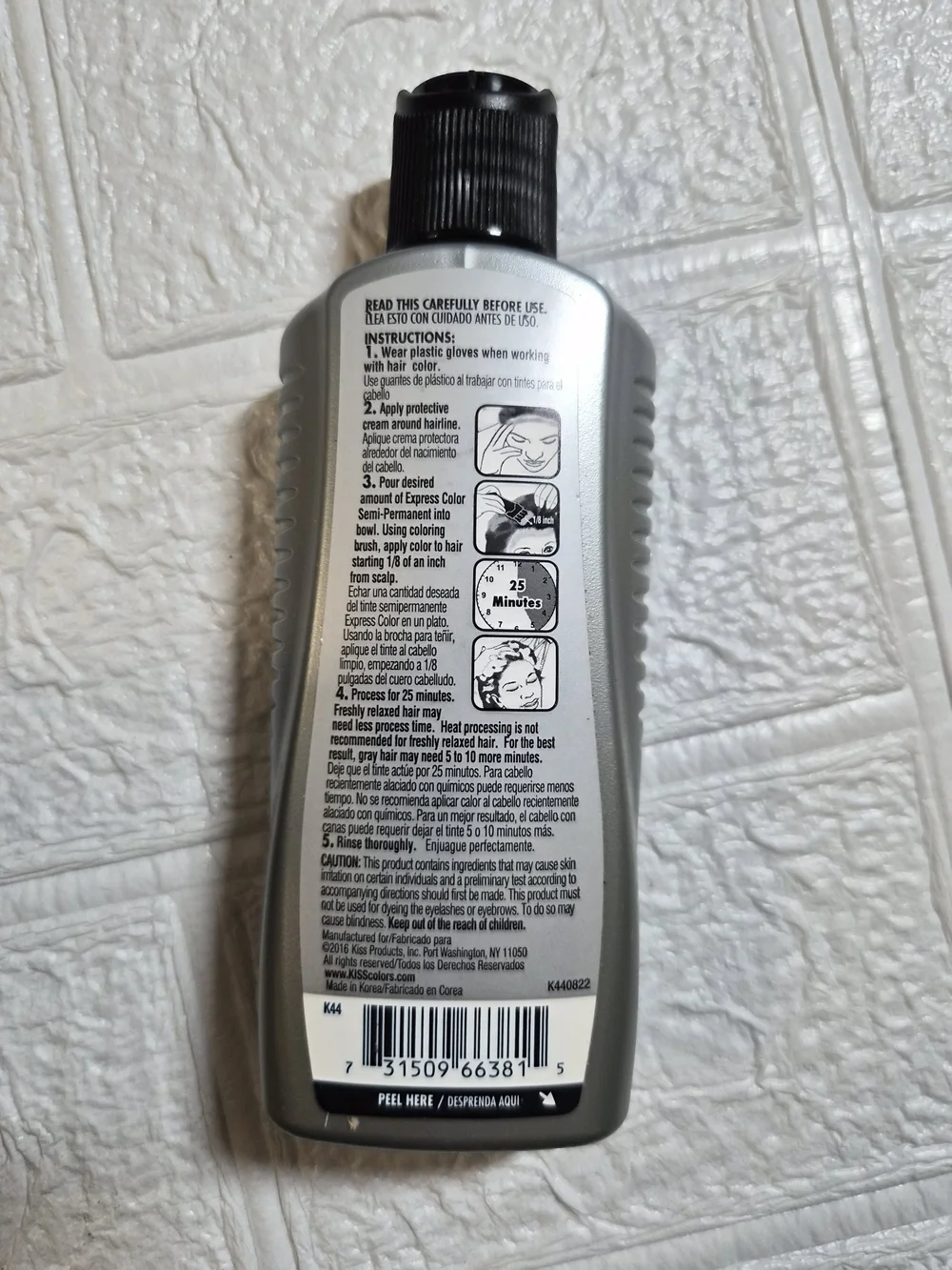 Kiss Express Semi-Permanent Hair Color - Scarlet Red